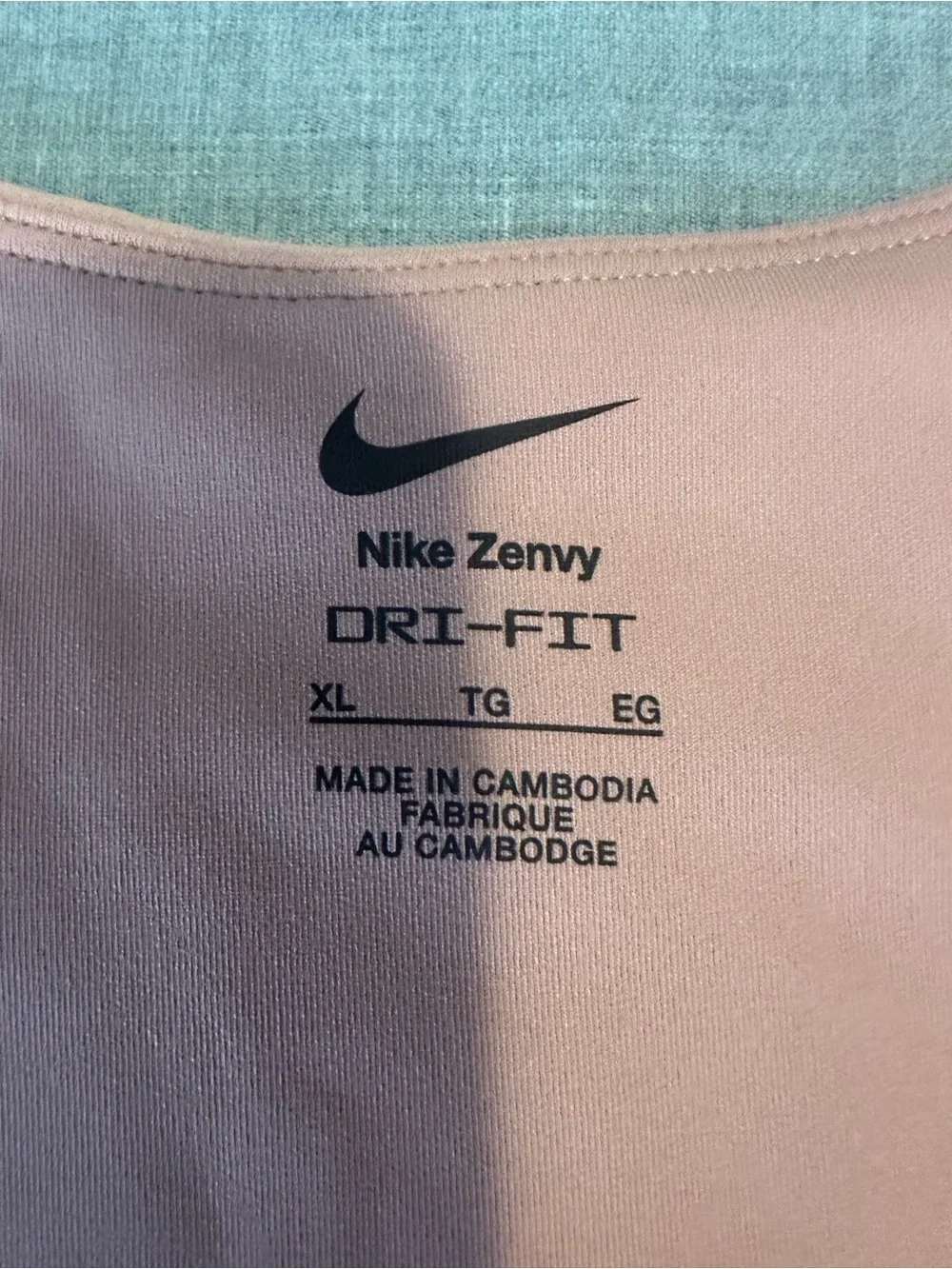 Nike Women's Square Neck Tank Top in Dusty Pink